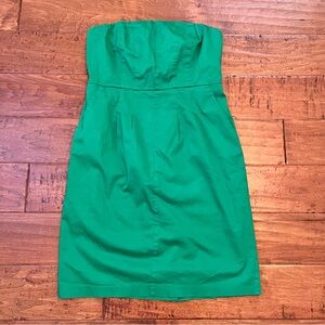 The Limited Strapless Green Dress Mini Size 8
